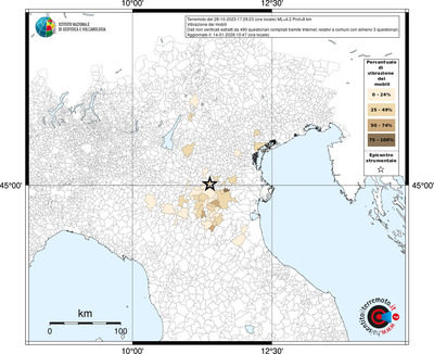 Mappa territorio comunale con almeno 3 questionari