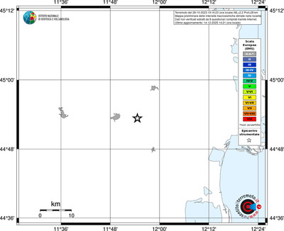 Mappa EMS - territori località