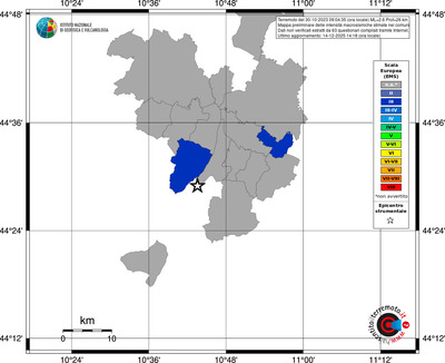 Mappa EMS - territori comuni