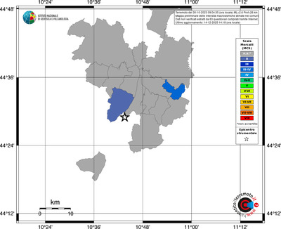 Mappa MCS - territori comuni