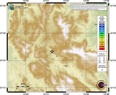 Mappa EMS - località