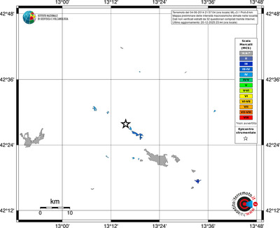 Mappa MCS - territori località