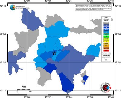 Mappa MCS - territori comuni