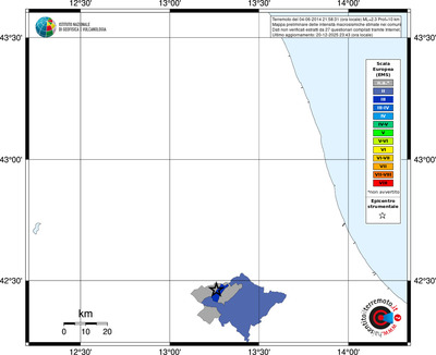 Mappa EMS - territori comuni
