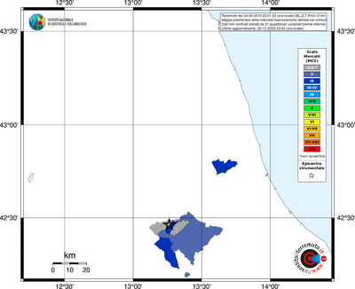 Mappa MCS - territori comuni
