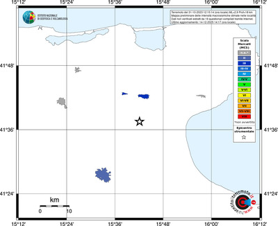 Mappa MCS - territori località