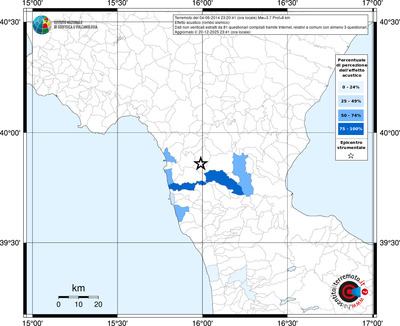 Mappa territorio comunale con almeno 3 questionari