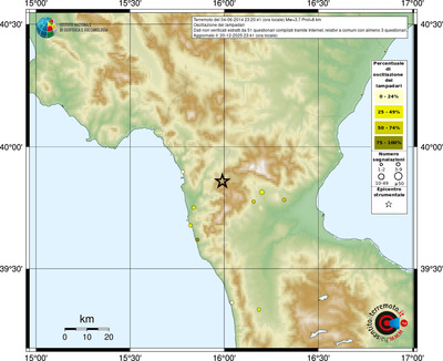 Mappa comuni con almeno 3 questionari