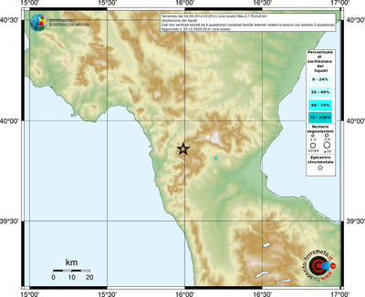 Mappa comuni con almeno 3 questionari