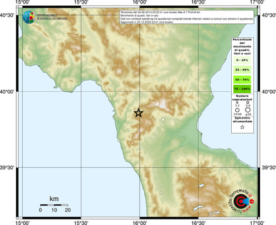Mappa comuni con almeno 3 questionari
