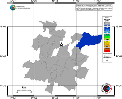Mappa EMS - territori comuni