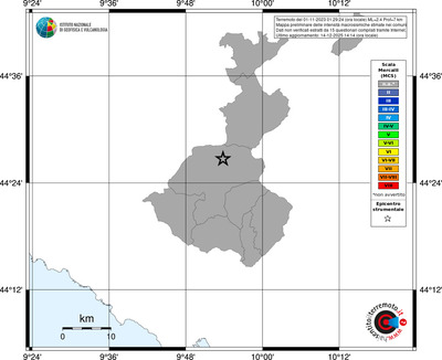 Mappa MCS - territori comuni