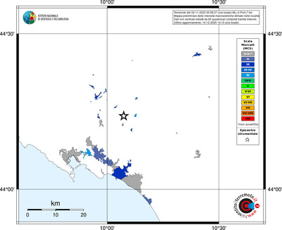Mappa MCS - territori località