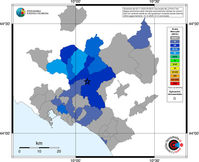 Mappa MCS - territori comuni