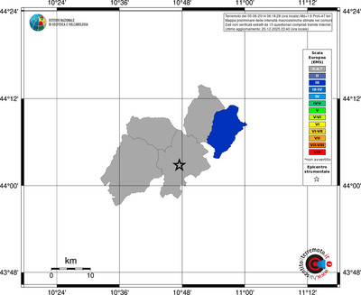 Mappa EMS - territori comuni
