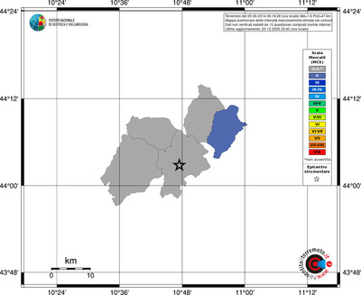 Mappa MCS - territori comuni