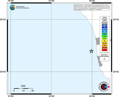 Mappa EMS - territori comuni