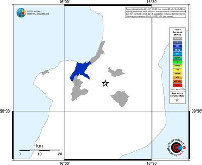 Mappa EMS - territori comuni