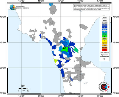 Mappa EMS - territori comuni