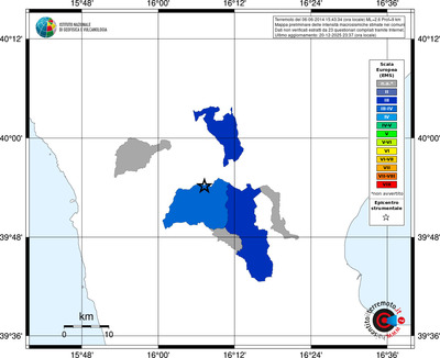 Mappa EMS - territori comuni