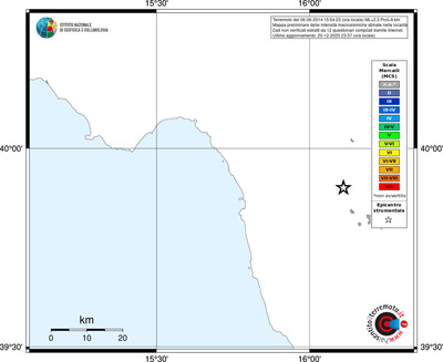 Mappa MCS - territori località