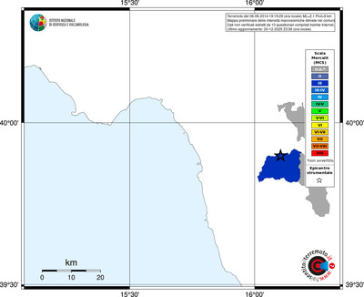 Mappa MCS - territori comuni
