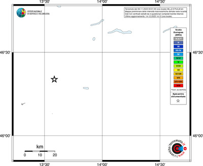 Mappa EMS - territori località