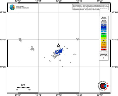 Mappa EMS - territori località