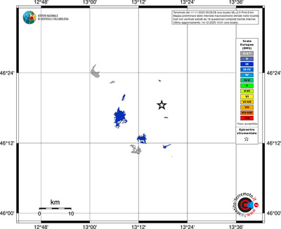 Mappa EMS - territori località