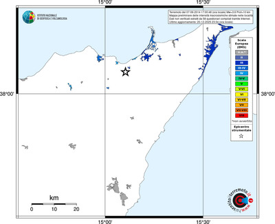 Mappa EMS - territori località