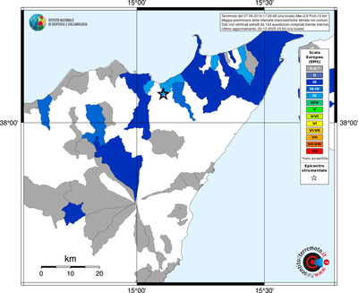 Mappa EMS - territori comuni