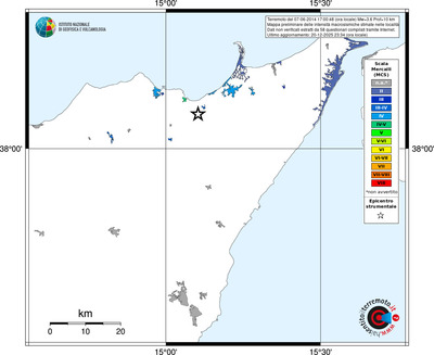 Mappa MCS - territori località