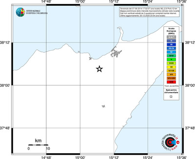 Mappa EMS - territori località