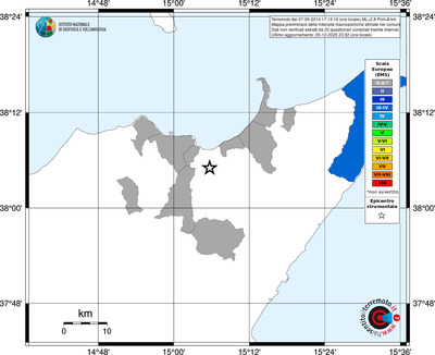 Mappa EMS - territori comuni