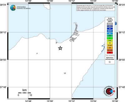 Mappa EMS - territori località
