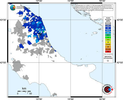 Mappa EMS - territori comuni