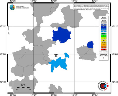 Mappa EMS - territori comuni