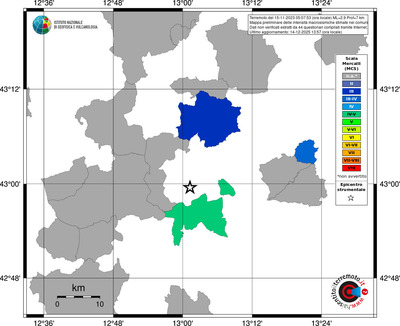 Mappa MCS - territori comuni