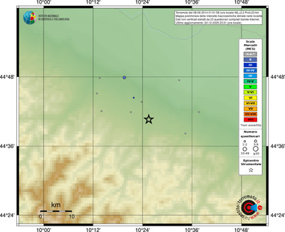 Mappa MCS - località