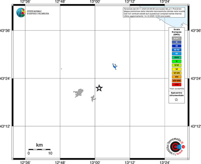 Mappa EMS - territori località