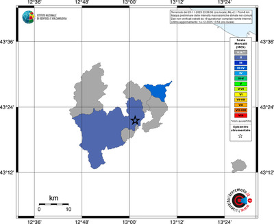 Mappa MCS - territori comuni
