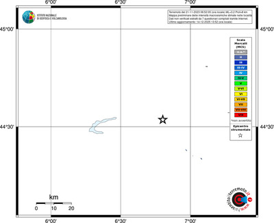 Mappa MCS - territori località
