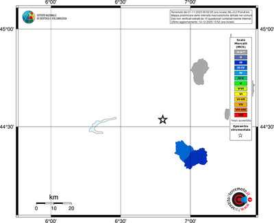 Mappa MCS - territori comuni