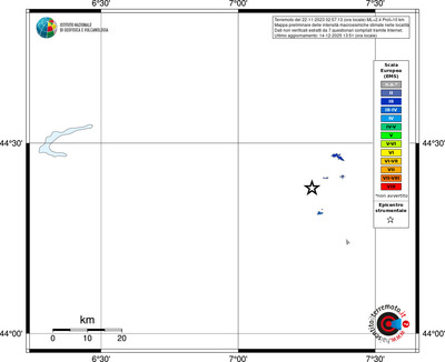 Mappa EMS - territori località