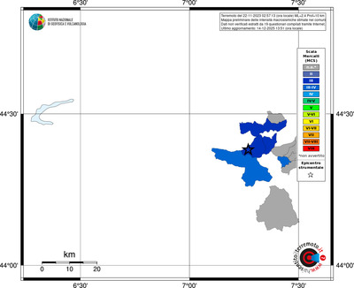 Mappa MCS - territori comuni