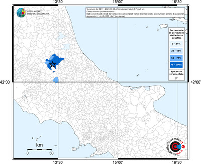 Mappa territorio comunale con almeno 3 questionari