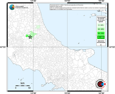 Mappa territorio comunale con almeno 3 questionari