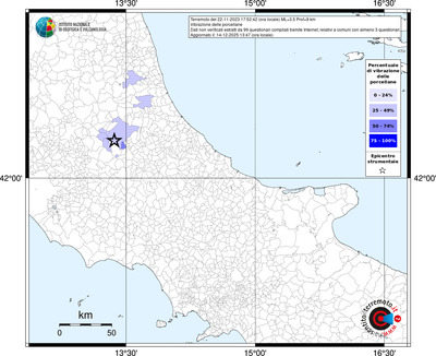 Mappa territorio comunale con almeno 3 questionari