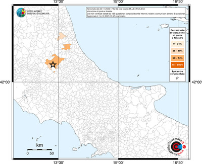 Mappa territorio comunale con almeno 3 questionari