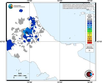 Mappa EMS - territori comuni